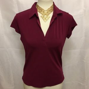 Express Magenta Plum Blouse